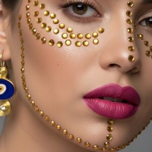 Evil Eye Earrings  14k Gold plated